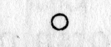 Hieroglyph tagged as: circle